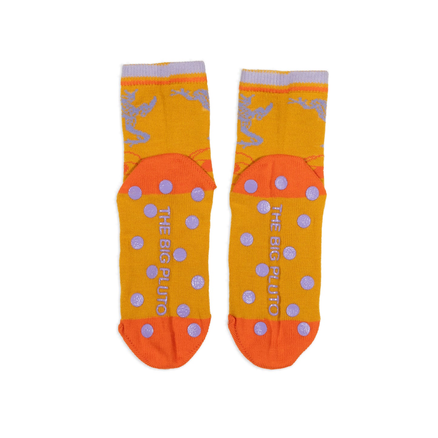 The Big Pluto Socks Orange