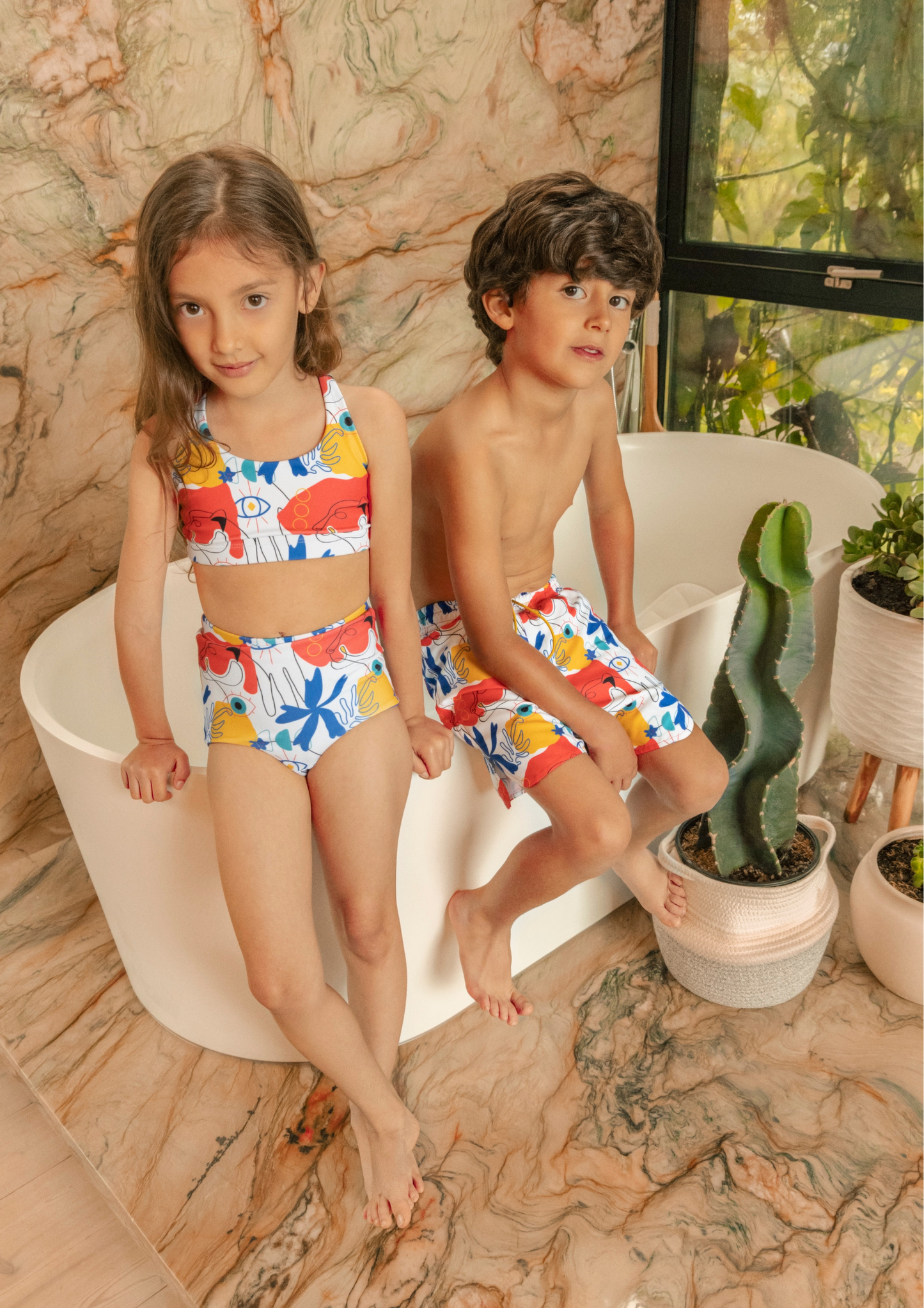 WHITE MOON / TWO PIECE BATHINGSUIT