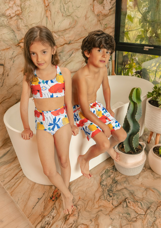 WHITE MOON / TWO PIECE BATHINGSUIT