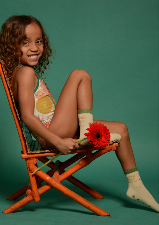 The Big Pluto Socks Green