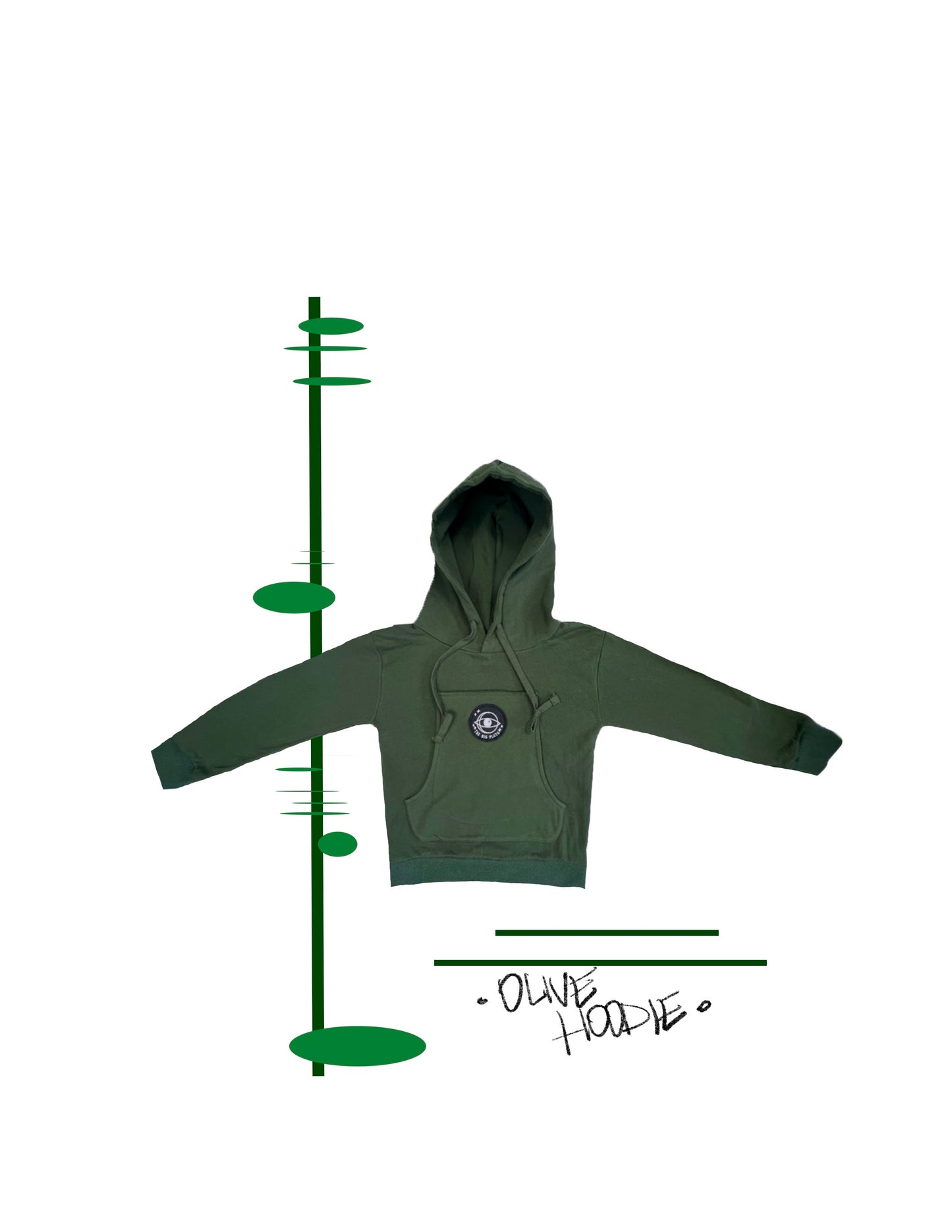 OLIVE HOODIE LOGO