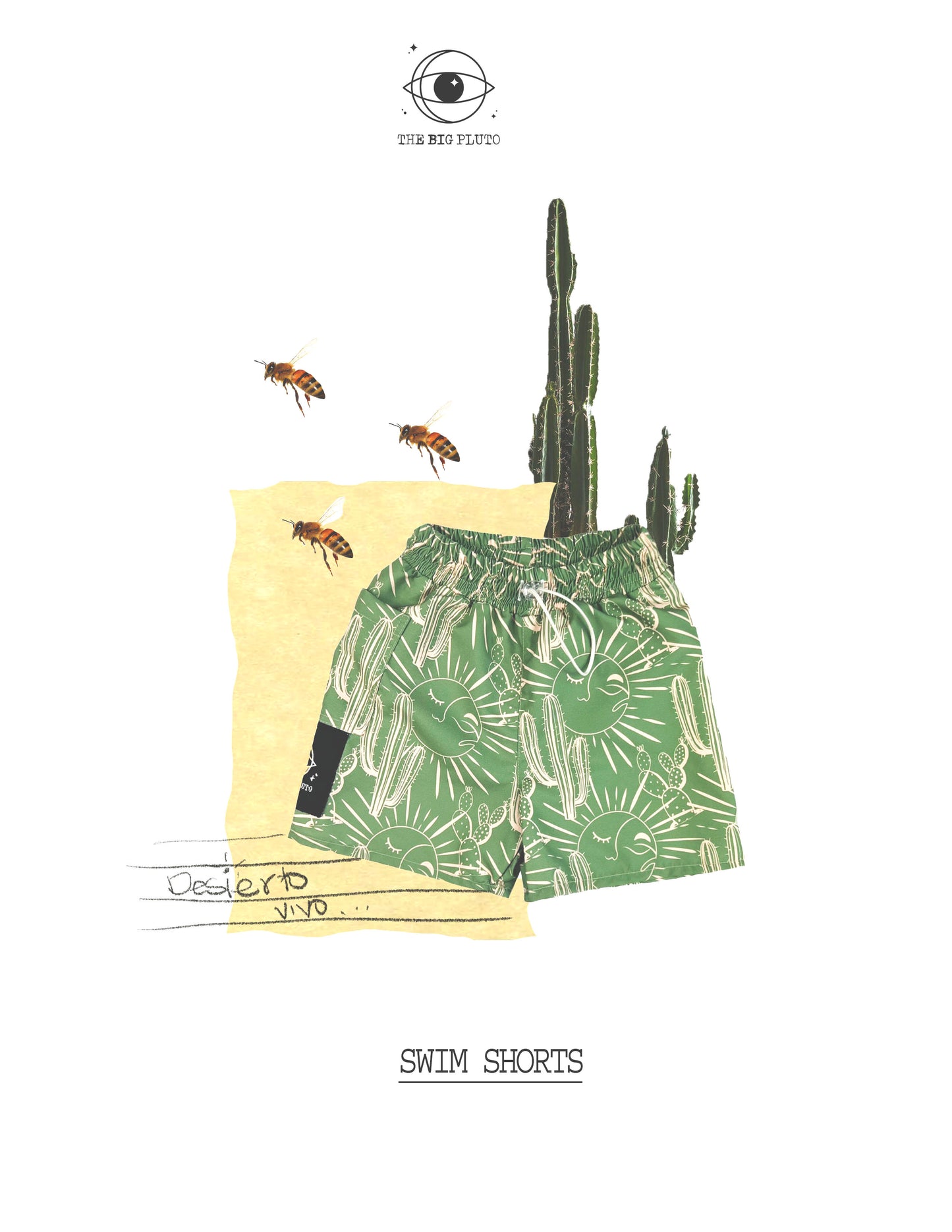 GREEN DESIERTO / SWIM SHORTS