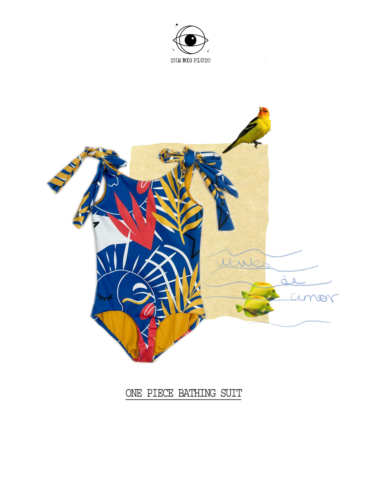 BLUE SEA / ONE PIECE BATHINGSUIT