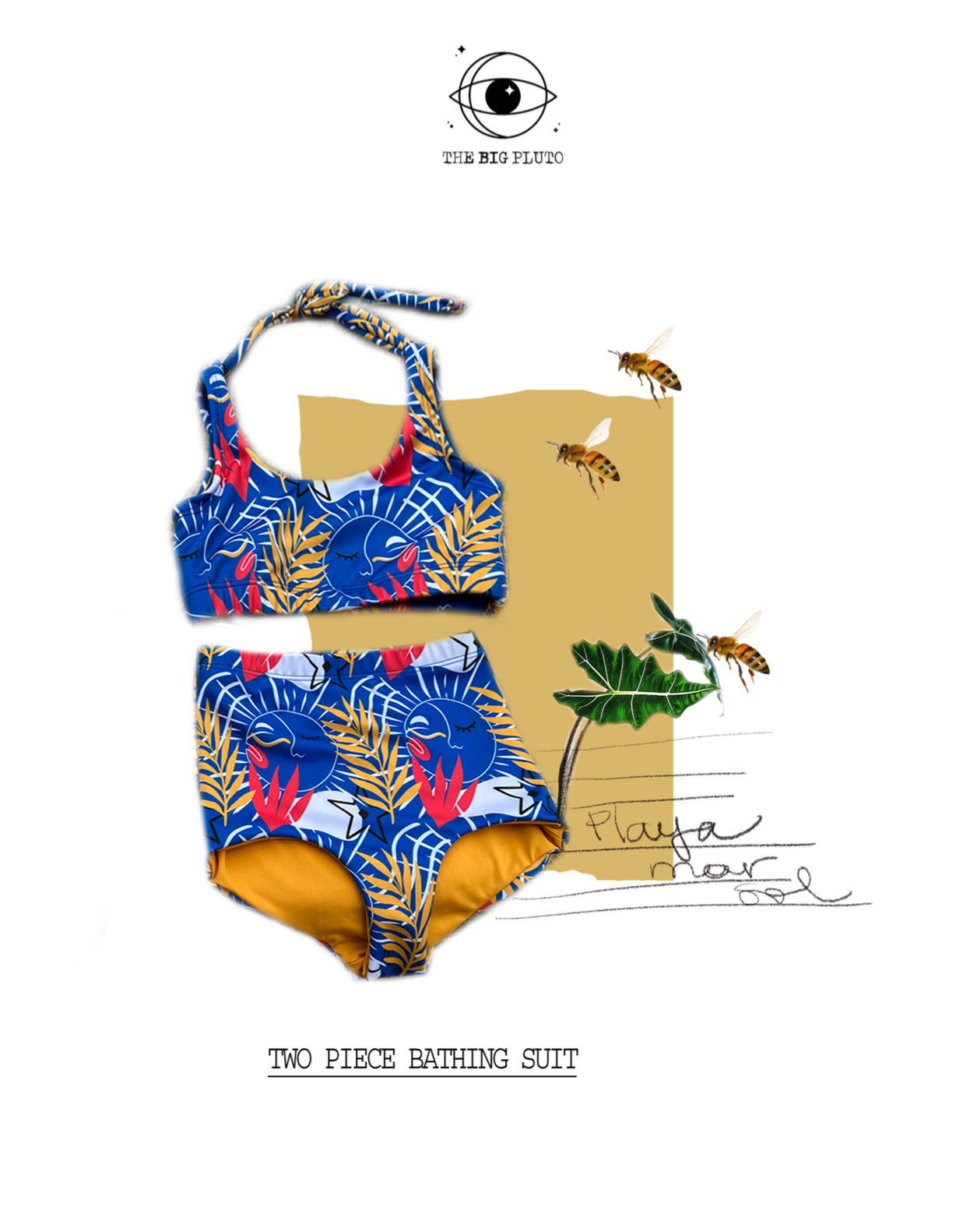 BLUE SEA / TWO PIECE BATHINGSUIT