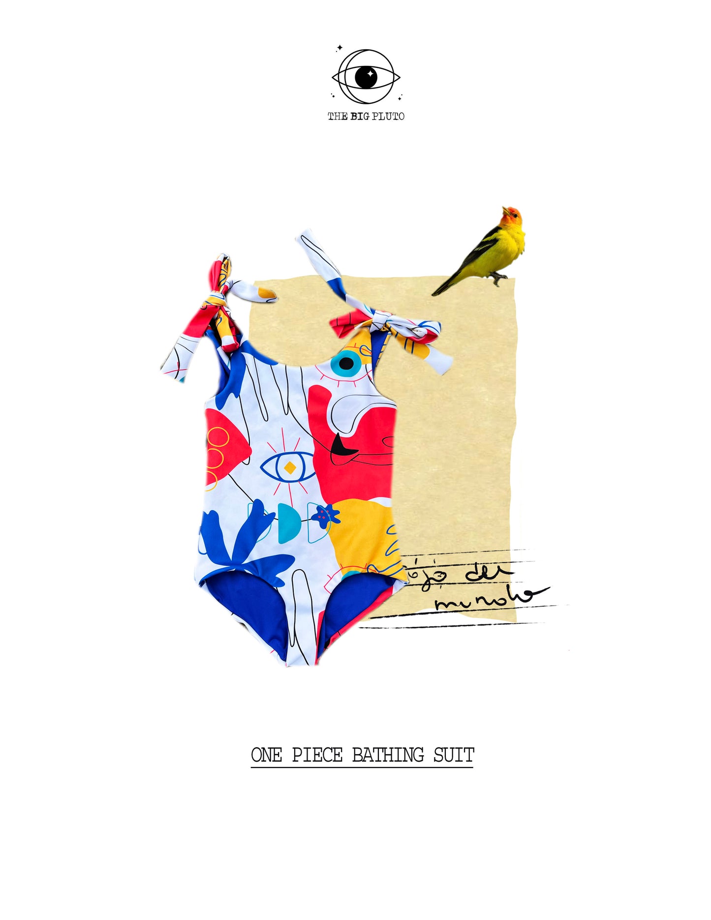 WHITE MOON / ONE PIECE BATHINGSUIT