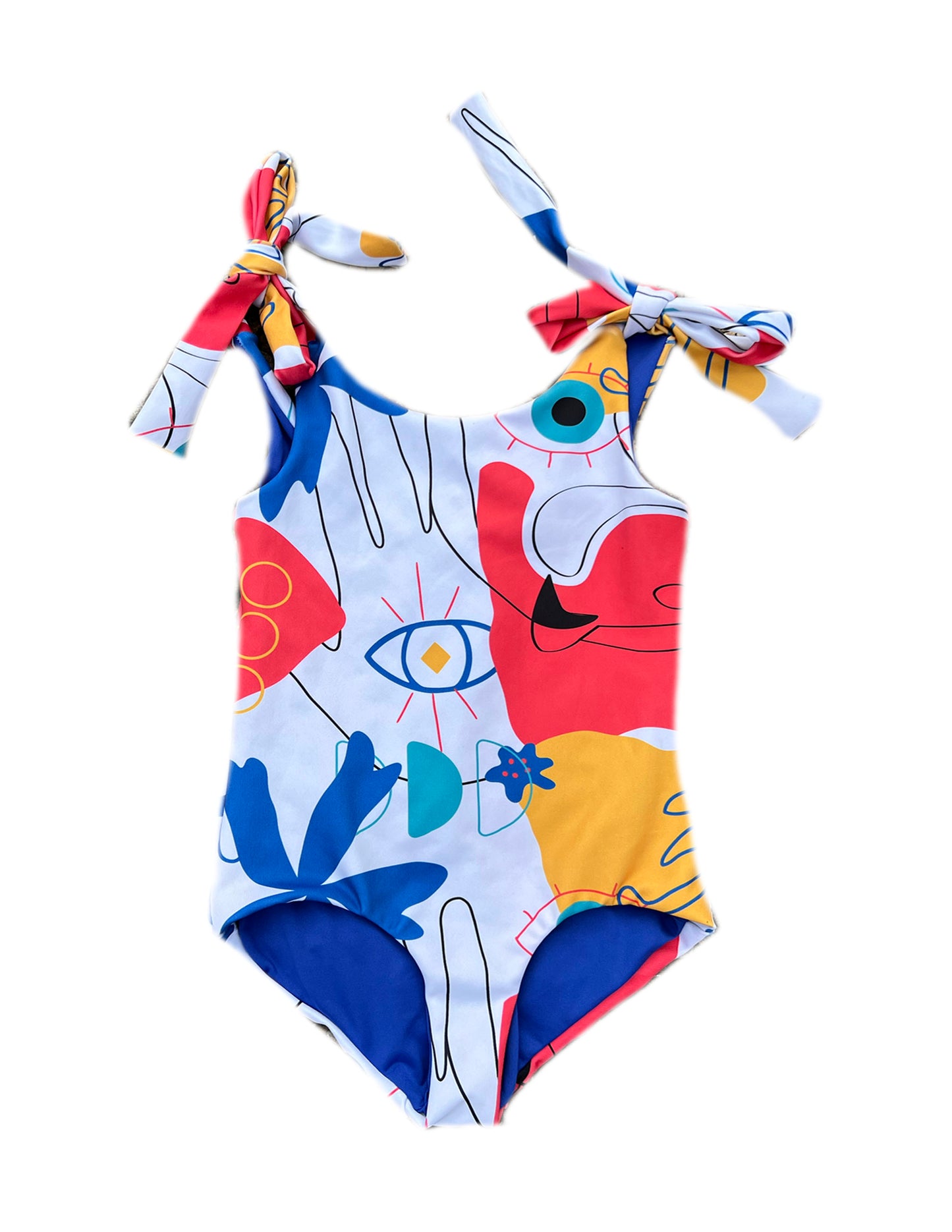 WHITE MOON / ONE PIECE BATHINGSUIT