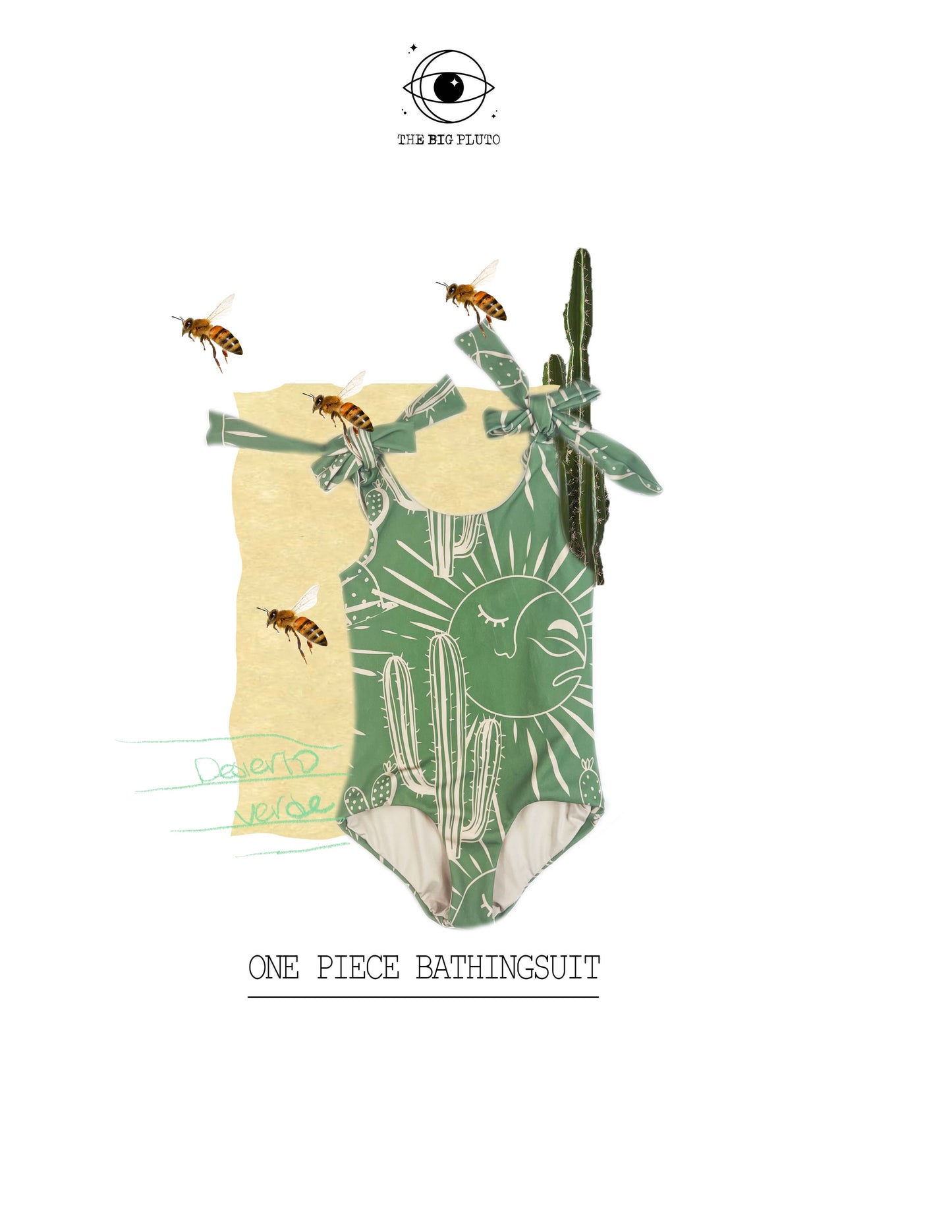 GREEN DESIERTO / ONE PIECE BATHINGSUIT