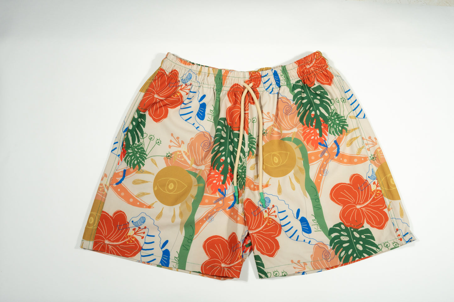 Men's Swimsuit Shorts - JUNGLE