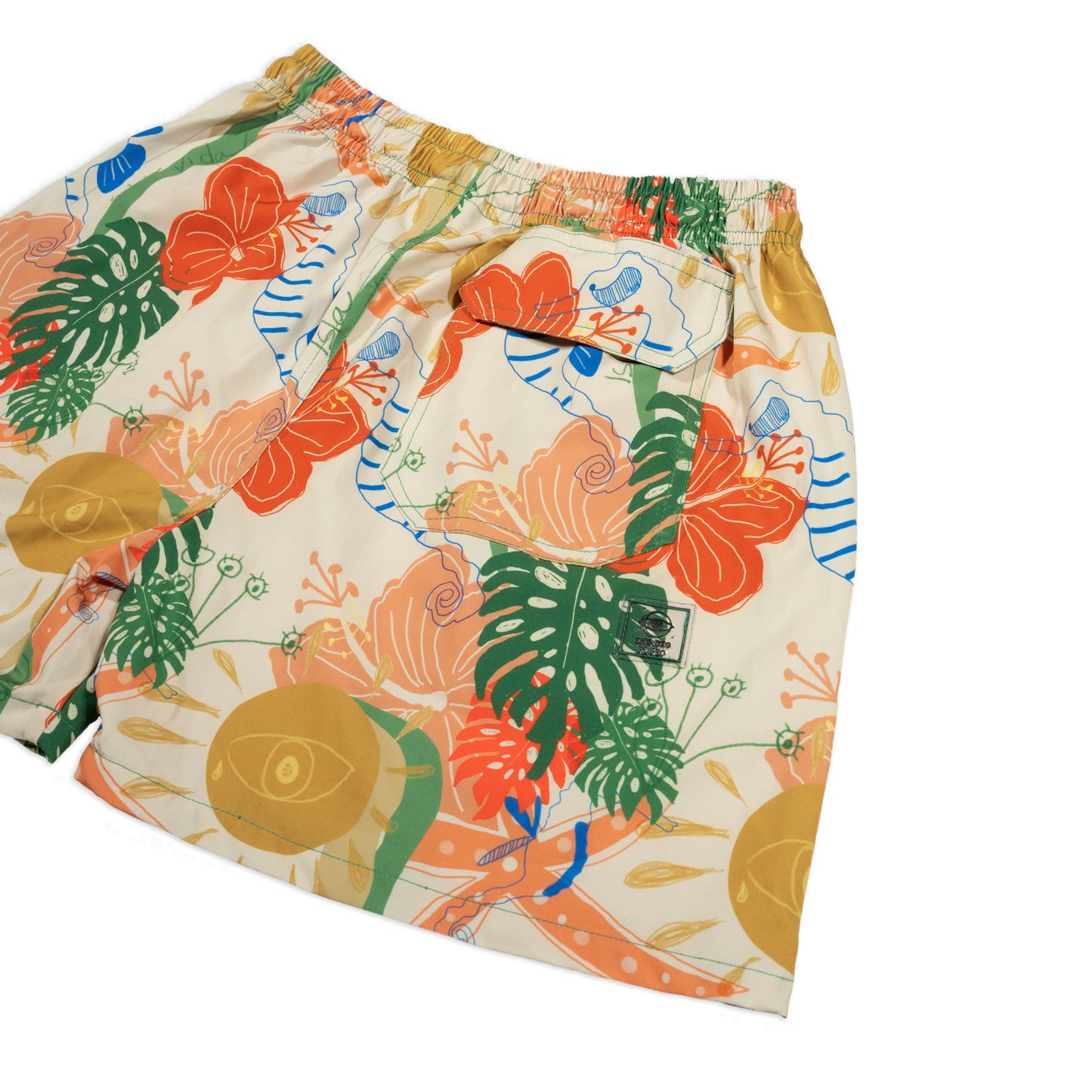 Men's Swimsuit Shorts - JUNGLE